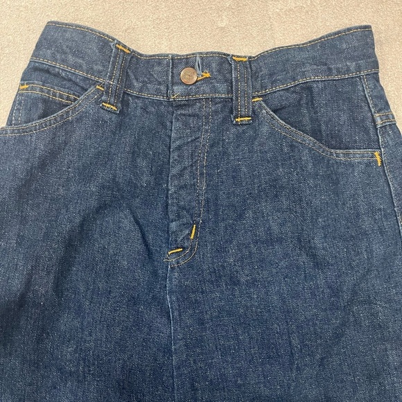 [S]VTG GWG Denim Maxi Skirt Union Made - Picture 3 of 8